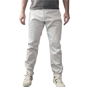 Ledbury Men’s Micro Cord Pant Stone White Size 35x30